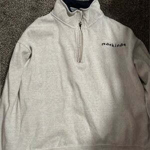 mackinac Island half zip